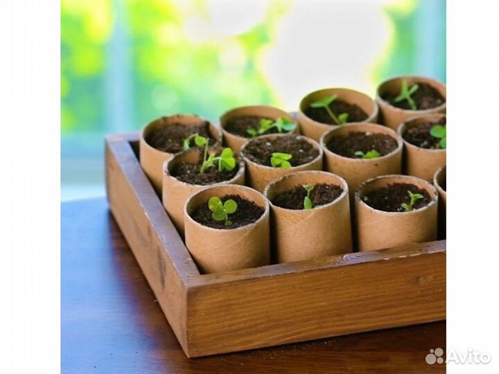 Горшочки для рассады бумажные