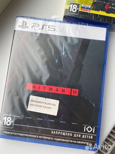Игра hitman 3 PS5 новая запечатанна