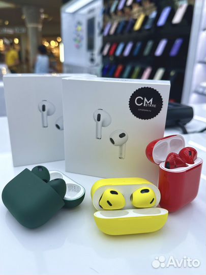 Apple AirPods 3 цветные в наличии гарантия