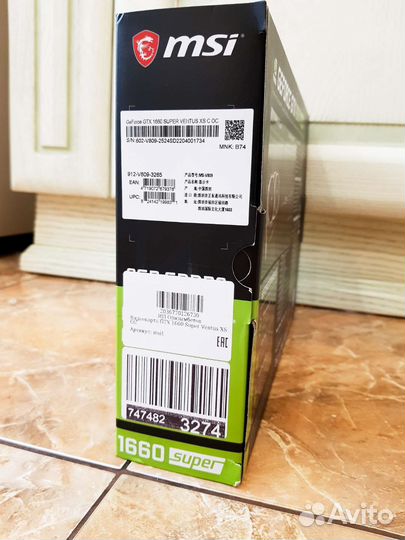 Видеокарта GTX 1660 Super Ventus XS ос новая