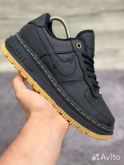 Nike Air Force 1 Luxe Black Gum