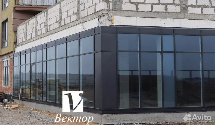 Остекление домов и веранд. Алюминиевые конструкции