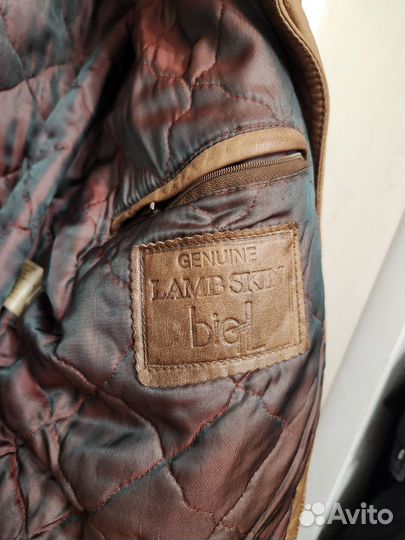 Кожаная куртка пилот