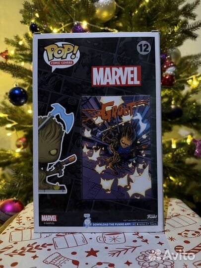 Funko pop Comic cover Marvel Groot Exc. #12
