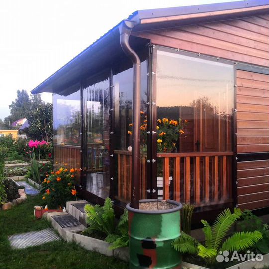 Мягкие окна для веранд и беседок