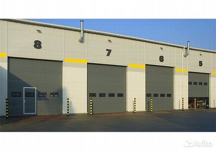 Промышленные секционные ворота