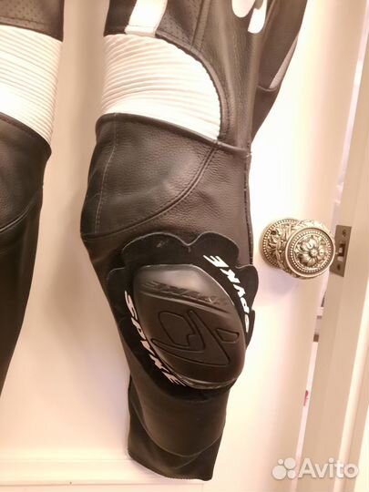 Мотокостюм комбинезон Spyke кожанный 50 размер (М)