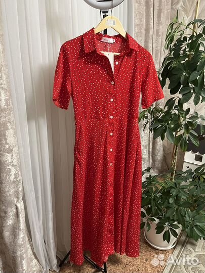 Платье в горох