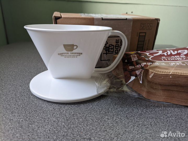 Набор для кофе воронка U60 Nakaya 02 + фильтры 02