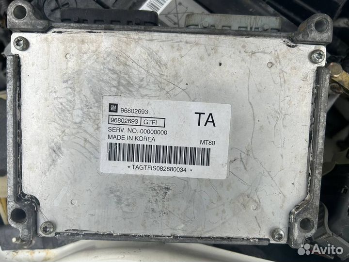 Chevrolet aveo т250 эбу