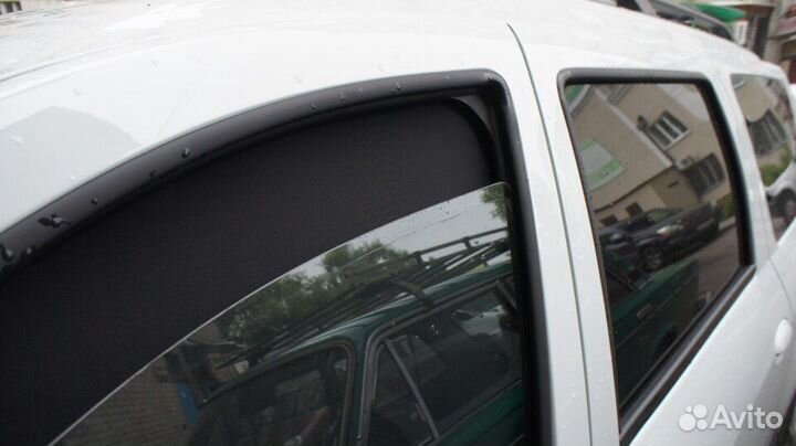 Шторки Каркасные сетки на Рено Логан,Дастер