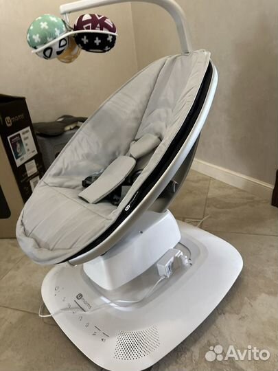 Кресло-качалка 4moms mamaRoo New серебро