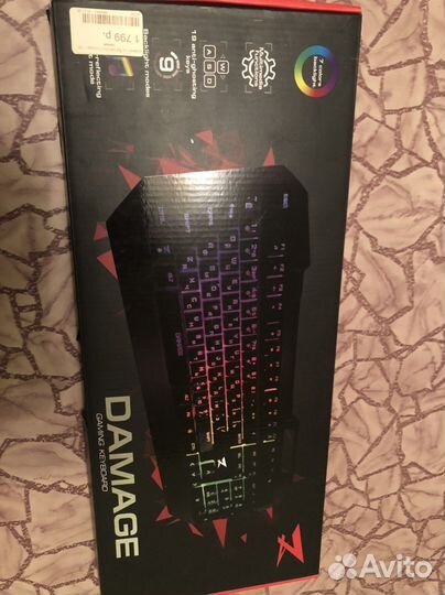 Клавиатура zet gaming damage