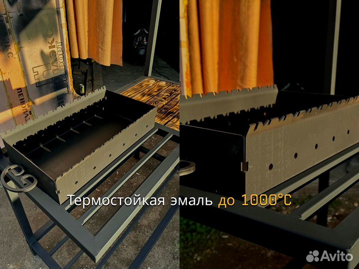 Мангал с крышей