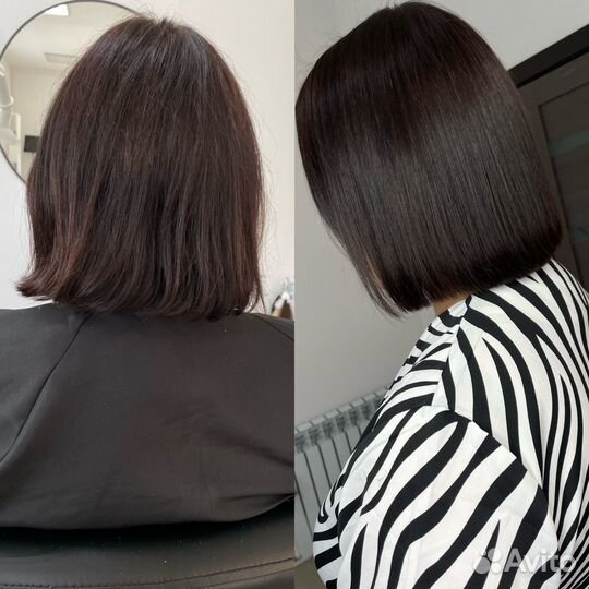 Кератиновое выпрямление волос/ наращивание волос