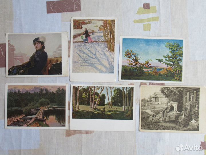 Открытки старые 1927-56 г.г. Третьяковская галерея