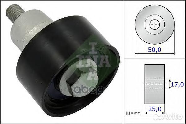 Ролик обводной грм VW golf VII 1.2/1.4TSI, pass