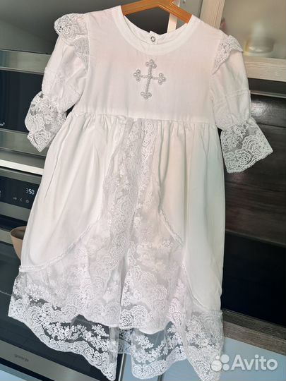 Платья крестильные для девочек 110 р-р, 2 штуки