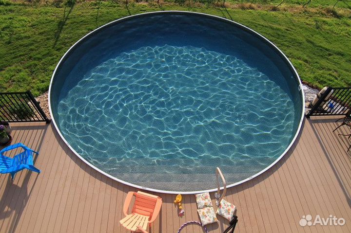 Каркасный бассейн. Лиственница. 3 метра