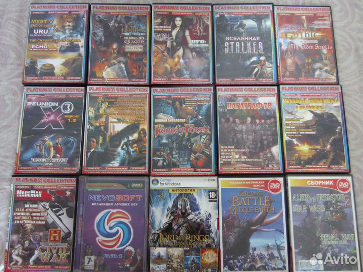 Компьютерные игры на DVD