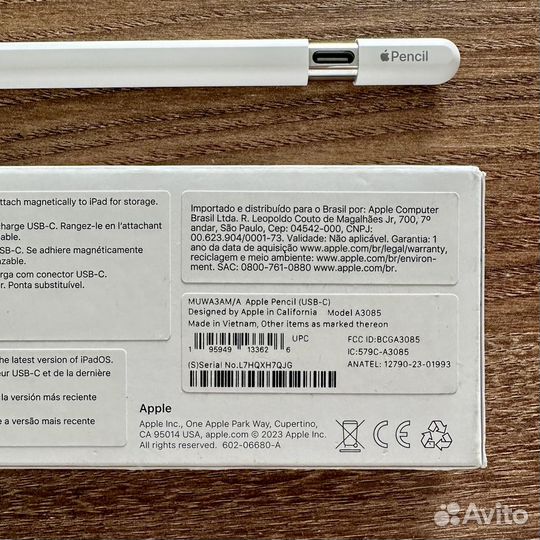 Стилус Apple Pencil USB-C 2023