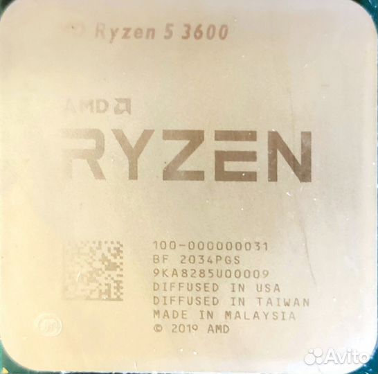 Процессор AMD Ryzen 5 3600