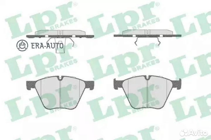 LPR 05P1908 Колодки тормозные BMW 5 F07 09/7 F01 1