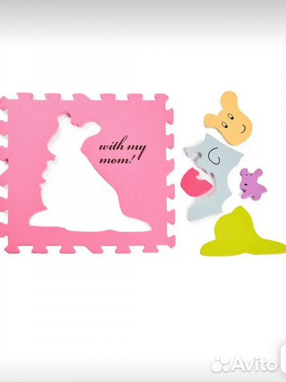 Детский коврик для ползания пазл