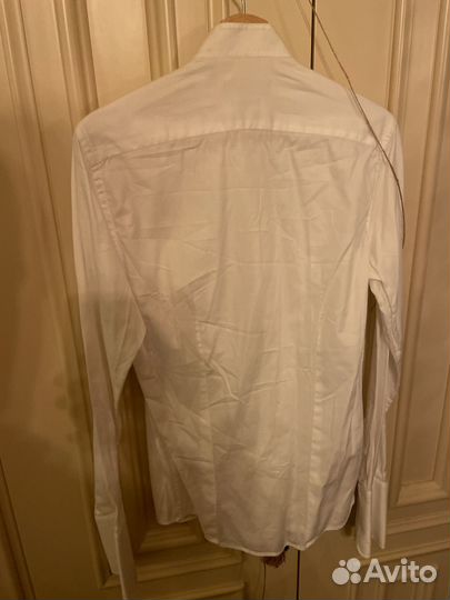 Рубашка белая под запонки Италия Boticelly