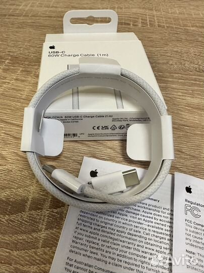 Кабель Apple 60w type-c Оригинал для iphon 15