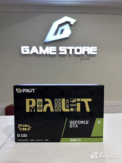 Palit GTX1660Ti dual OC 6GB gddr6 192bit DVI hdmi