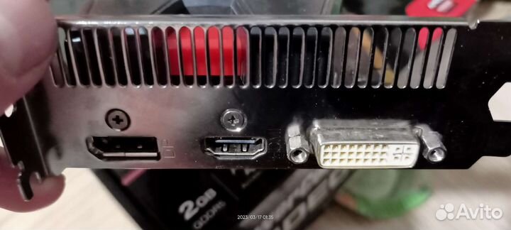 Видеокарта 2Gb R7 350 на запчасти