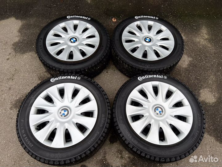 Зимние колеса r16 в сборе bmw continental 5 x 120