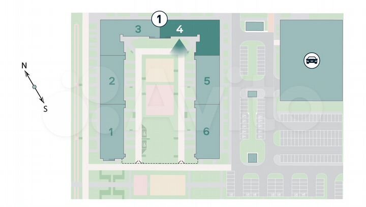 Квартира-студия, 25 м², 7/12 эт.