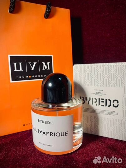 Духи женские buredo bal d afrique 100мл