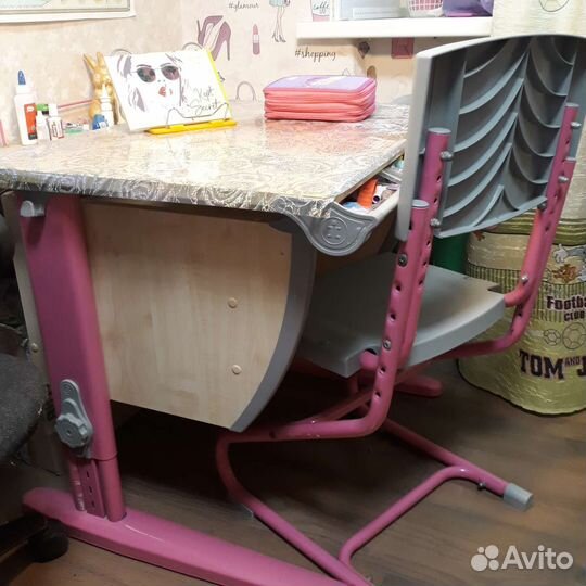 Растущая парта и стул 