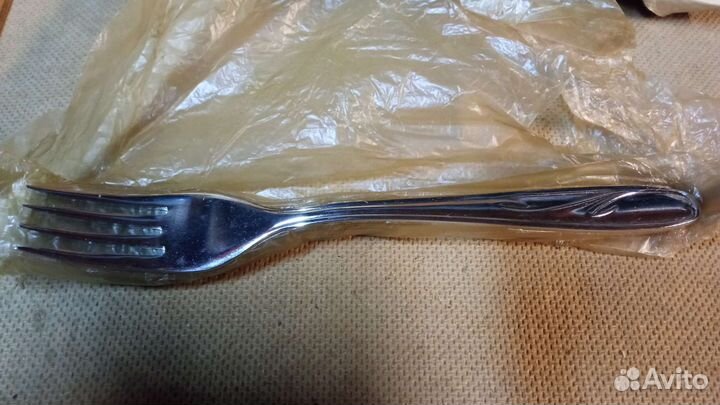 Вилка столовая нержавейка СССР 1974 год. 12шт