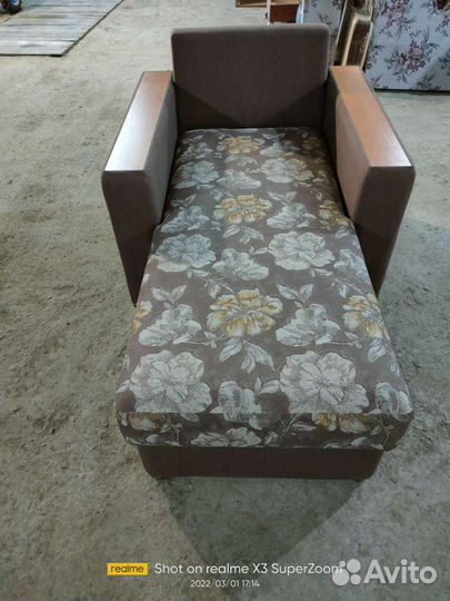 Кресло пуфик бу