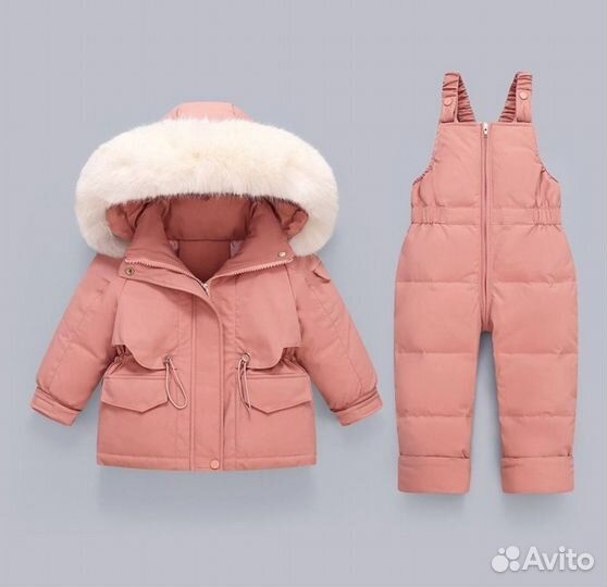 Зимний костюм для девочки 110 новый
