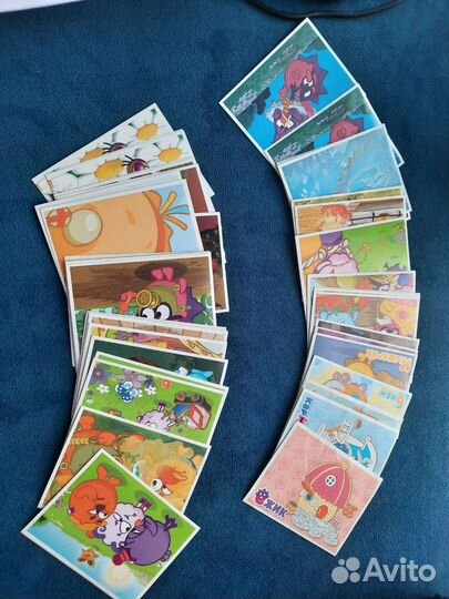 Наклейки panini и смешарики