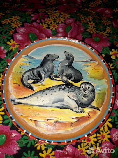 Кукла фарфоровая коллекционная, тарелки 1953 г