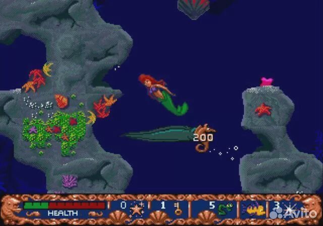 Картридж sega Ariel the Little Mermaid