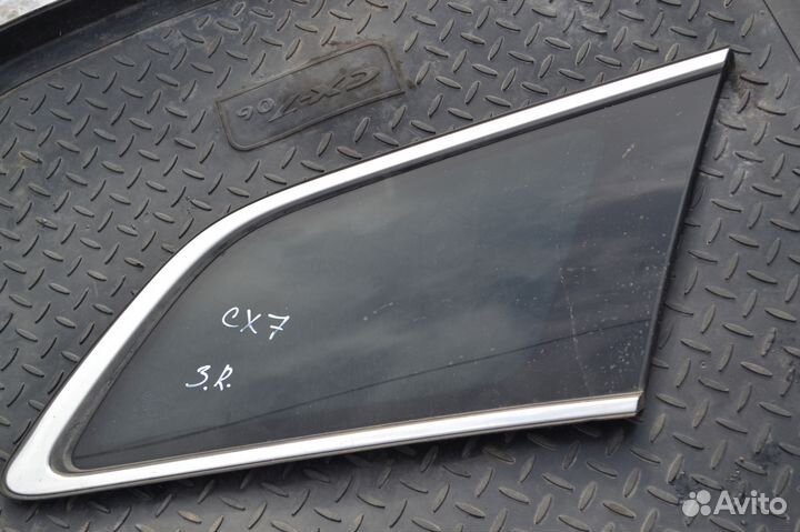 Стекло заднее правое глухое mazda cx7