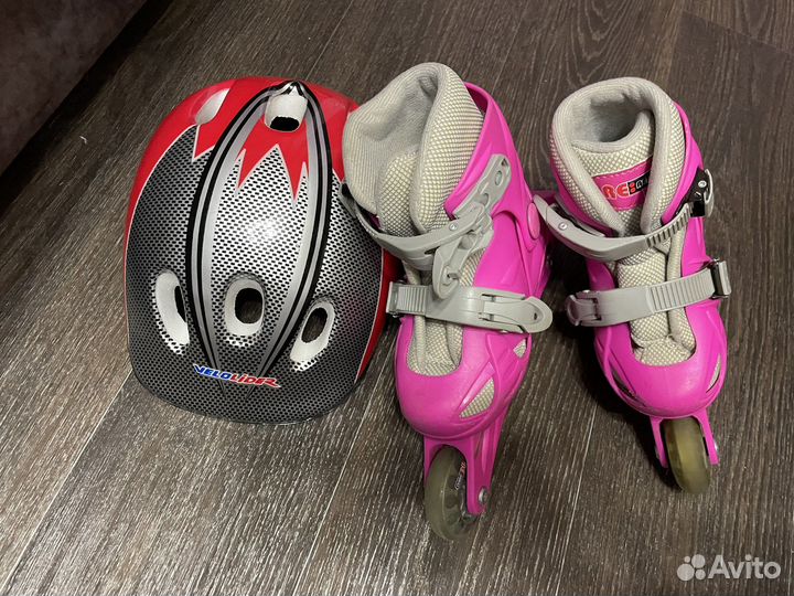 Роликовые коньки детские раздвижные