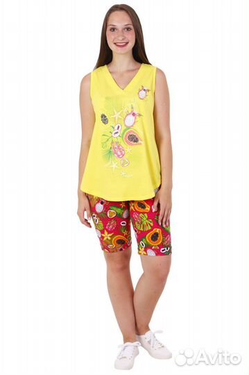 Комплект женский с шортами размер 50 и 52