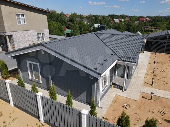 Коттедж 126 м² на участке 9 сот.