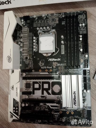 Материнская плата Asrock H270 pro4 lga 1151