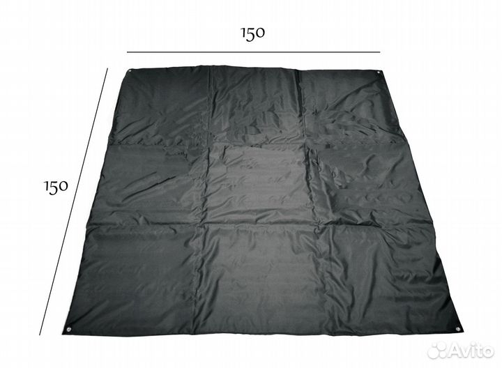 Пол 150х150см для палатки куб утепленный, универс