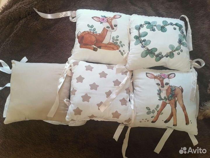 Бортики в кроватку