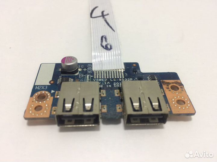 Плата USB Packard Bell ente69BM, ente69cx